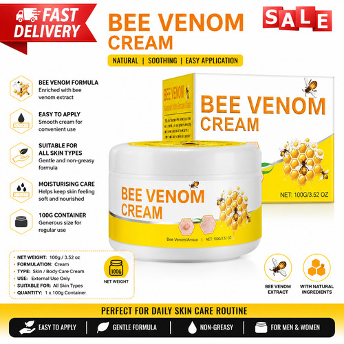 Bee venom cream 100g - cream, skin