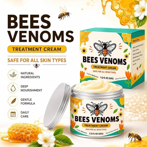 Bee venom treatment cream - bee,